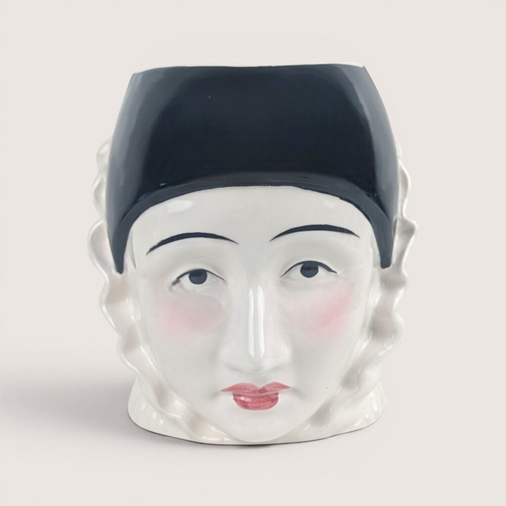 Vintage Taste Setter by Sigma Ceramic Pierrot Face Mug